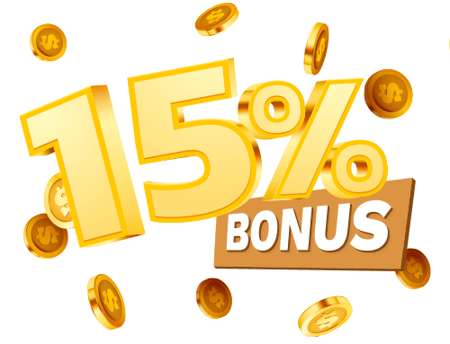 15%  Bonus